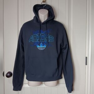 NWT Adidas Men's Trefoil Pullover Hoodie Black KB4515 Size S